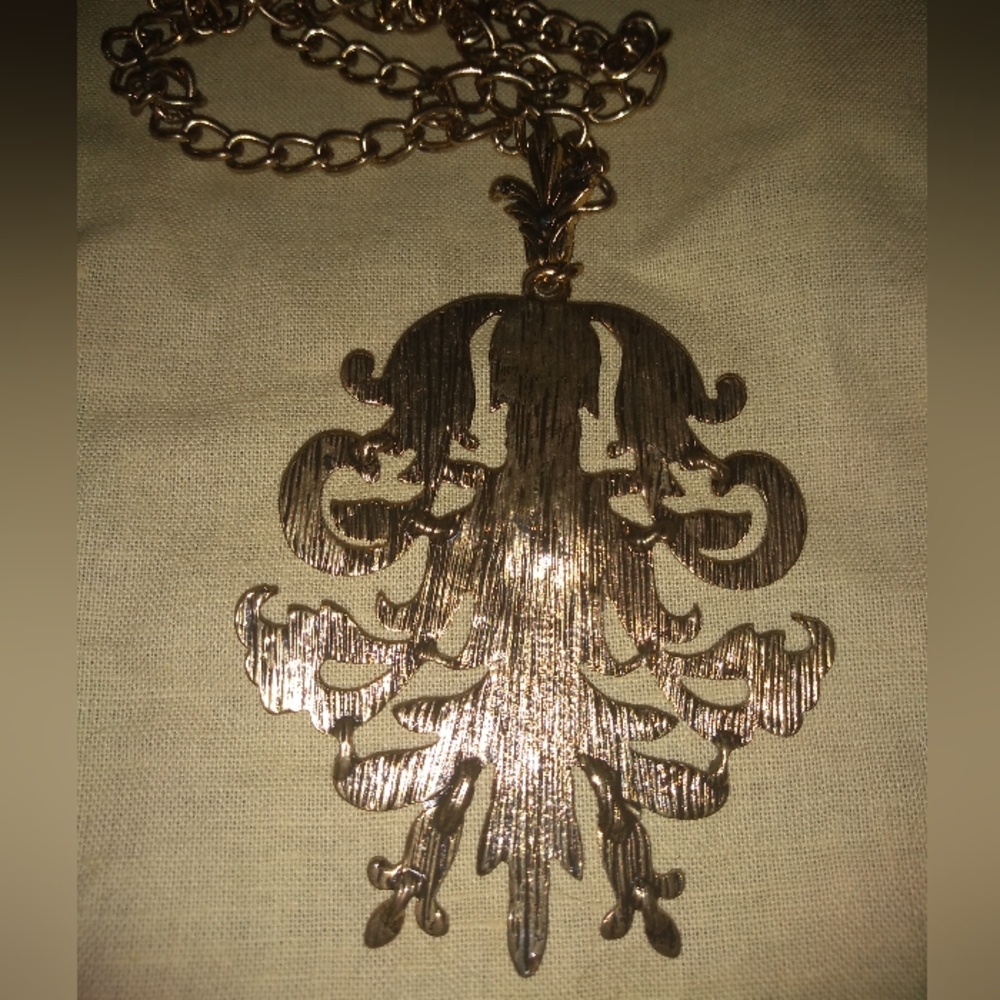 NWT 2 Necklaces, Both Long, Claire's, Blue & White Glass Pendant, Gold F… - Picture 3 of 8